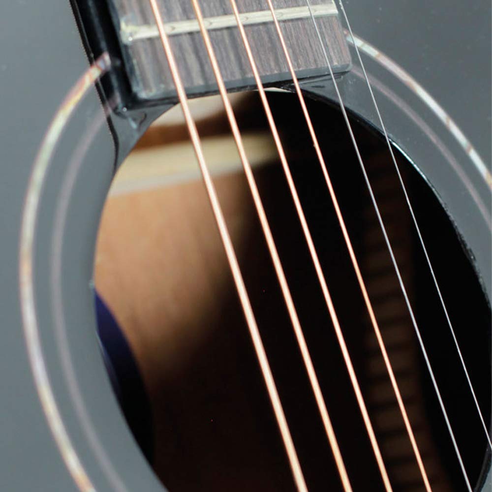 Guitarra Electroacústica Grand Auditorium La Sevillana GA-320CEQ color negro