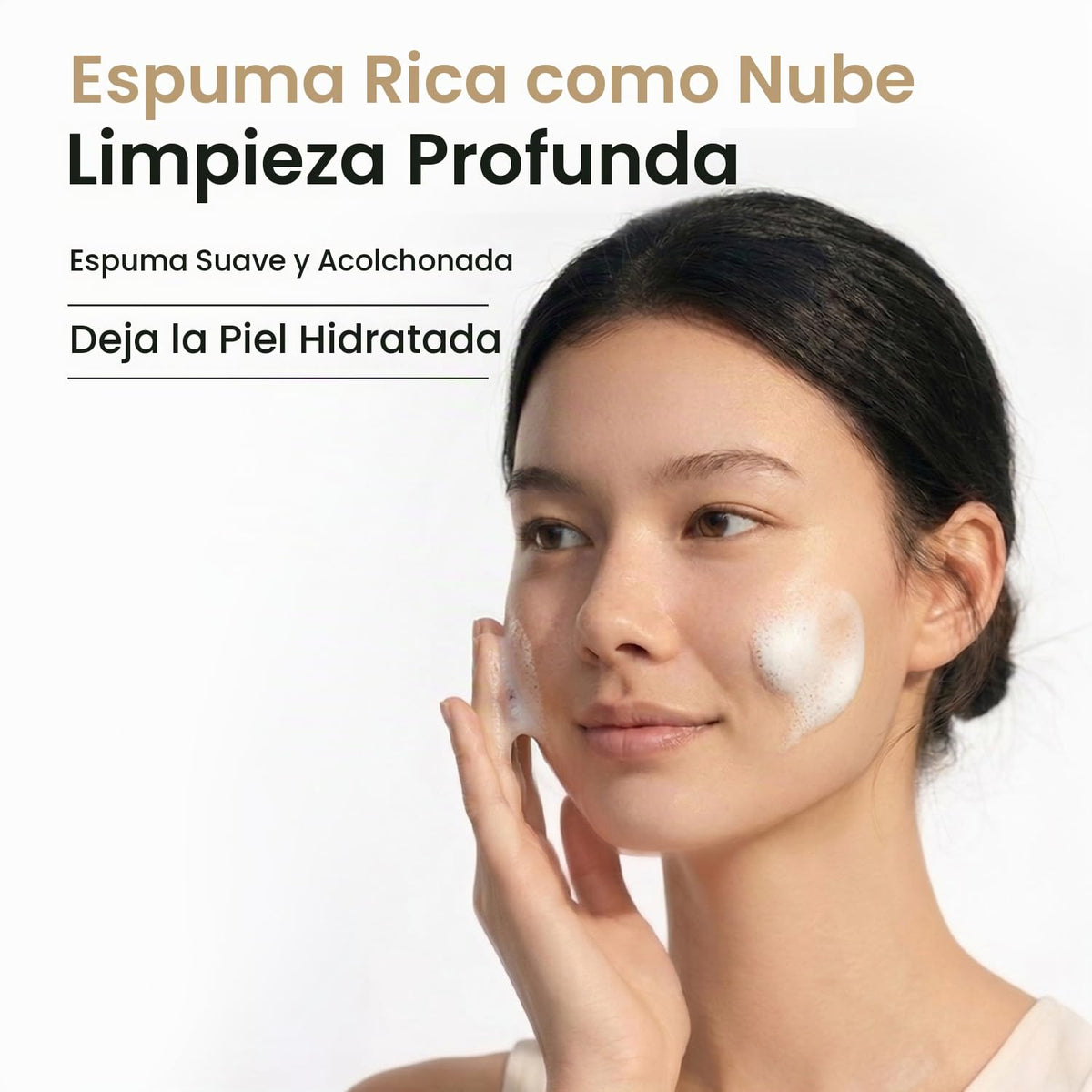 SKIN FOOD Rice Daily Brightening Cleansing Foam 5.07 fl. oz. (150ml) - Delicate Cleansing with Femented Rice Ingredients