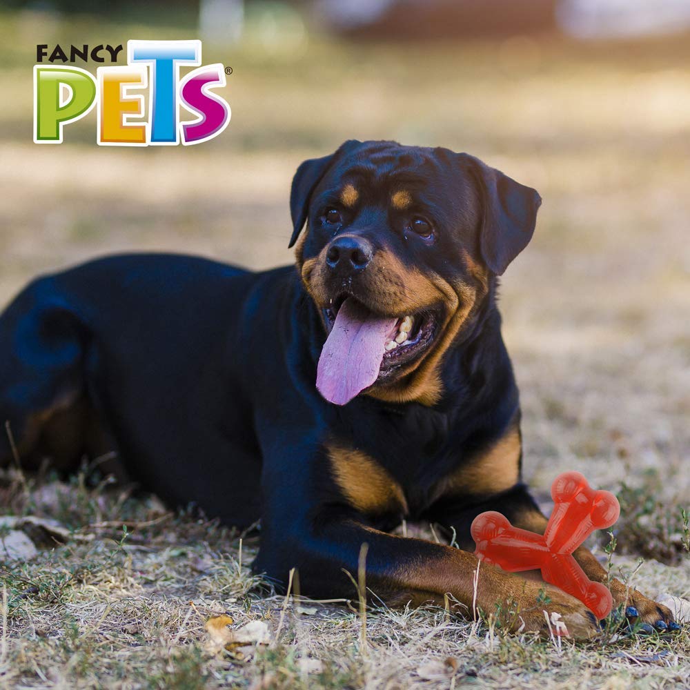 Juguete Xtreme Fancy Pets Rojo Hueso Triple para Perro Tamaño Grande