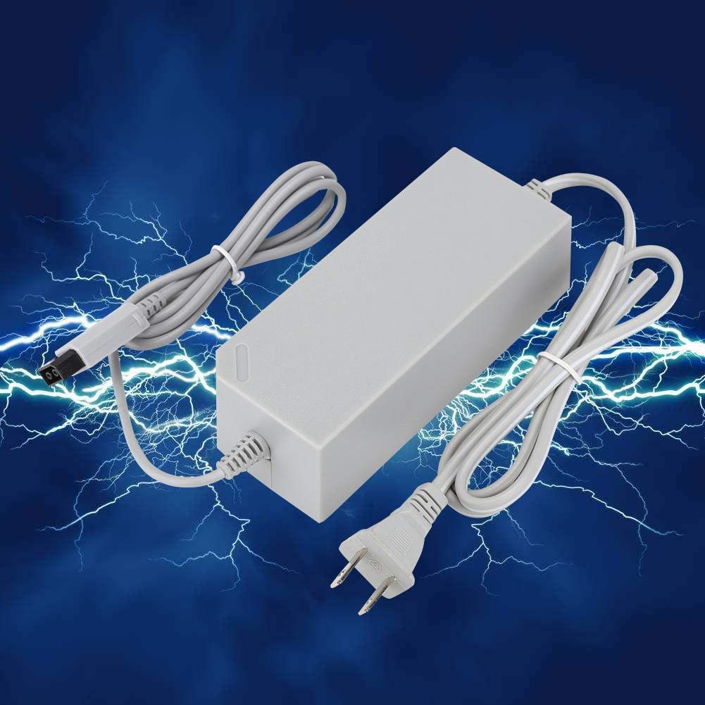 Adaptador de Fuente de Alimentación ASHATA Negro Corriente Constante y Voltaje para Wii Consola de Juegos