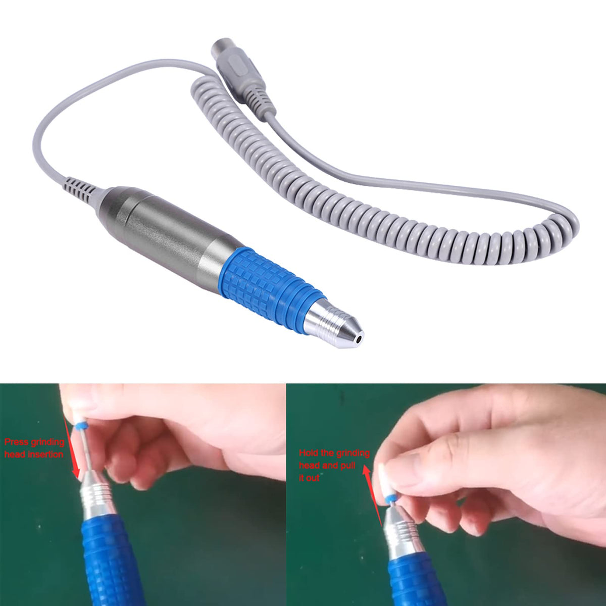 máquina de uñas Polaco Equipo de perforación Esmalte de uñas Pieza de mano para Máquina de Manicura de Uñas Eléctrica Nail File Pen Polish Drill Tools