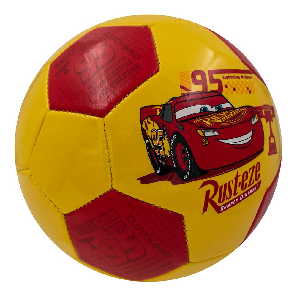 Balón de Fútbol Infantil Voit Disney Cars Rayo McQueen Suave para niños