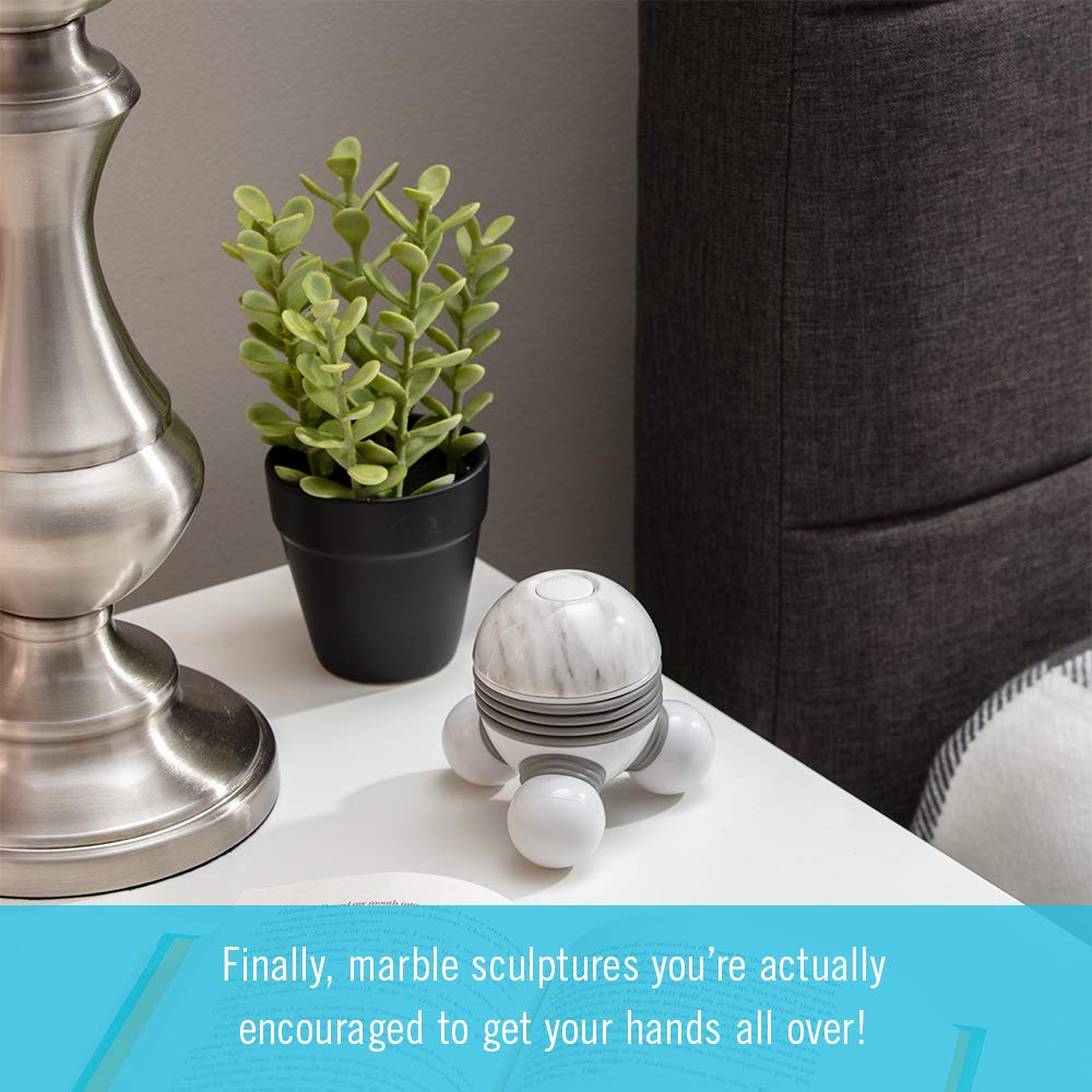 HoMedics Marbelous Mini Masajeador con Vibración Masaje con Agarre Confort y Pilas Incluidas