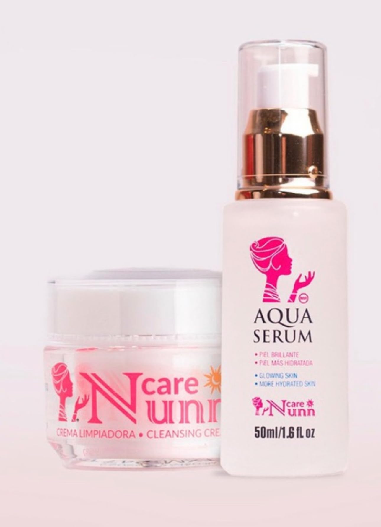 AQUA SERUM Y CREMA FACIAL HIDRATANTE NUNN C BY INTENZA