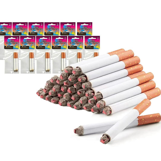 CLESEN - Cigarrillos falsos de 3.25 pulgadas (paquete de 24), humo soplado, cigarros sintéticos con un aspecto realista duradero/realista, ideal para fiestas temáticas/actuaciones teatrales