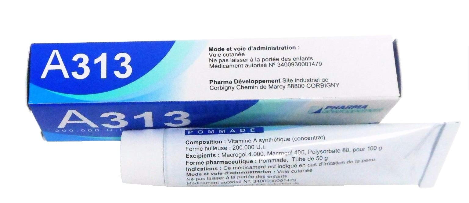 Crema de Vitamina A A313 (Versión Similar a Avibon) por Pharma Developpement - Tratamiento Facial Reconocido