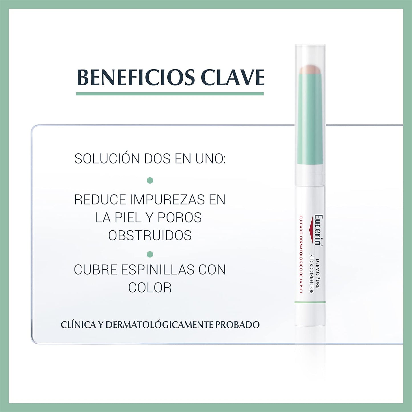 Lápiz Corrector Eucerin Imperfecciones Piel Grasa + Protector Solar Facial Efecto Mate Toque Seco Oil Control