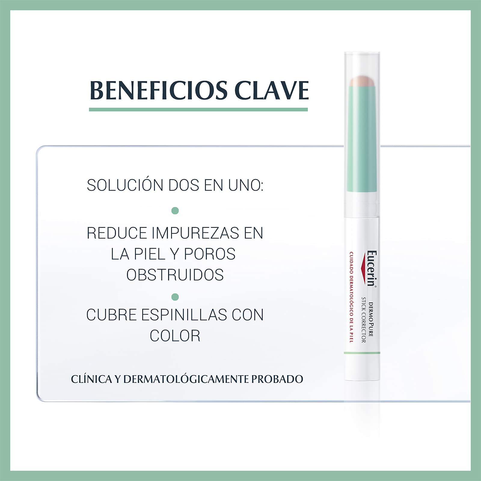 Lápiz Corrector Eucerin Imperfecciones Piel Grasa + Protector Solar Facial Efecto Mate Toque Seco Oil Control