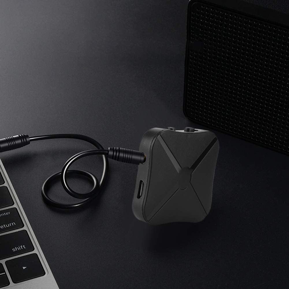 Receptor Transmisor Bluetooth ASHATA KN319 Inalámbrico 4.2 para Altavoz de Audio Estéreo del Hogar y Automóvil
