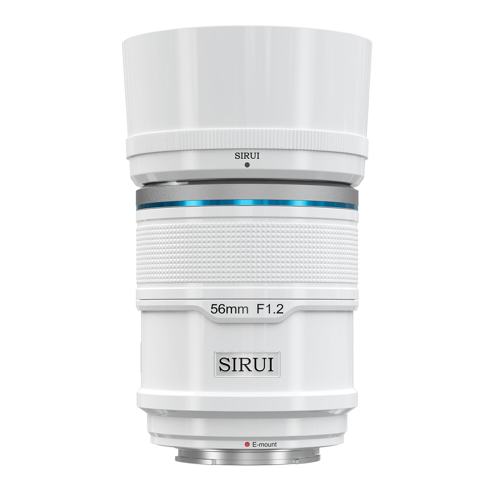 Sirui Sniper 56mm Autofocus Lens, F1.2 Wide Angle APS-C Camera Lens for A5 A6 A7 FX A9 ZV-E Series (E Mount, White)