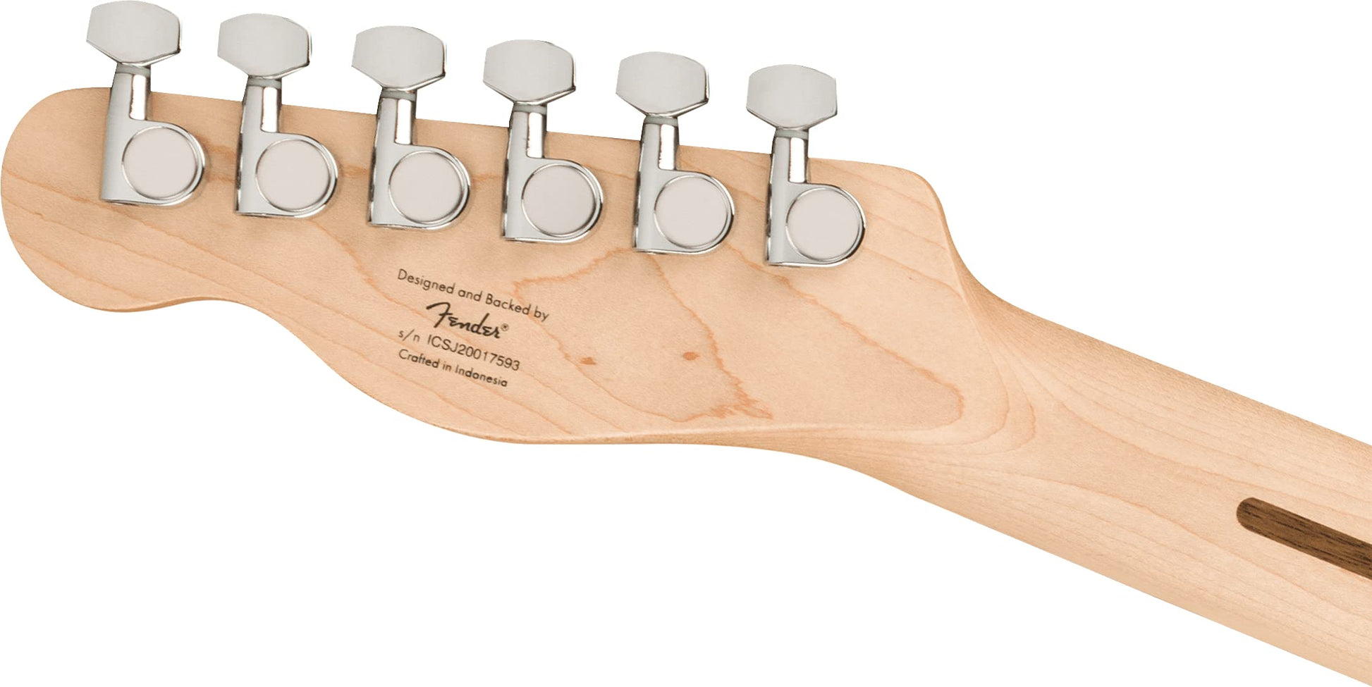 Squier Affinity Series Telecaster Guitarra eléctrica, con 2 años de garantía, blanco olímpico, diapasón Laurel