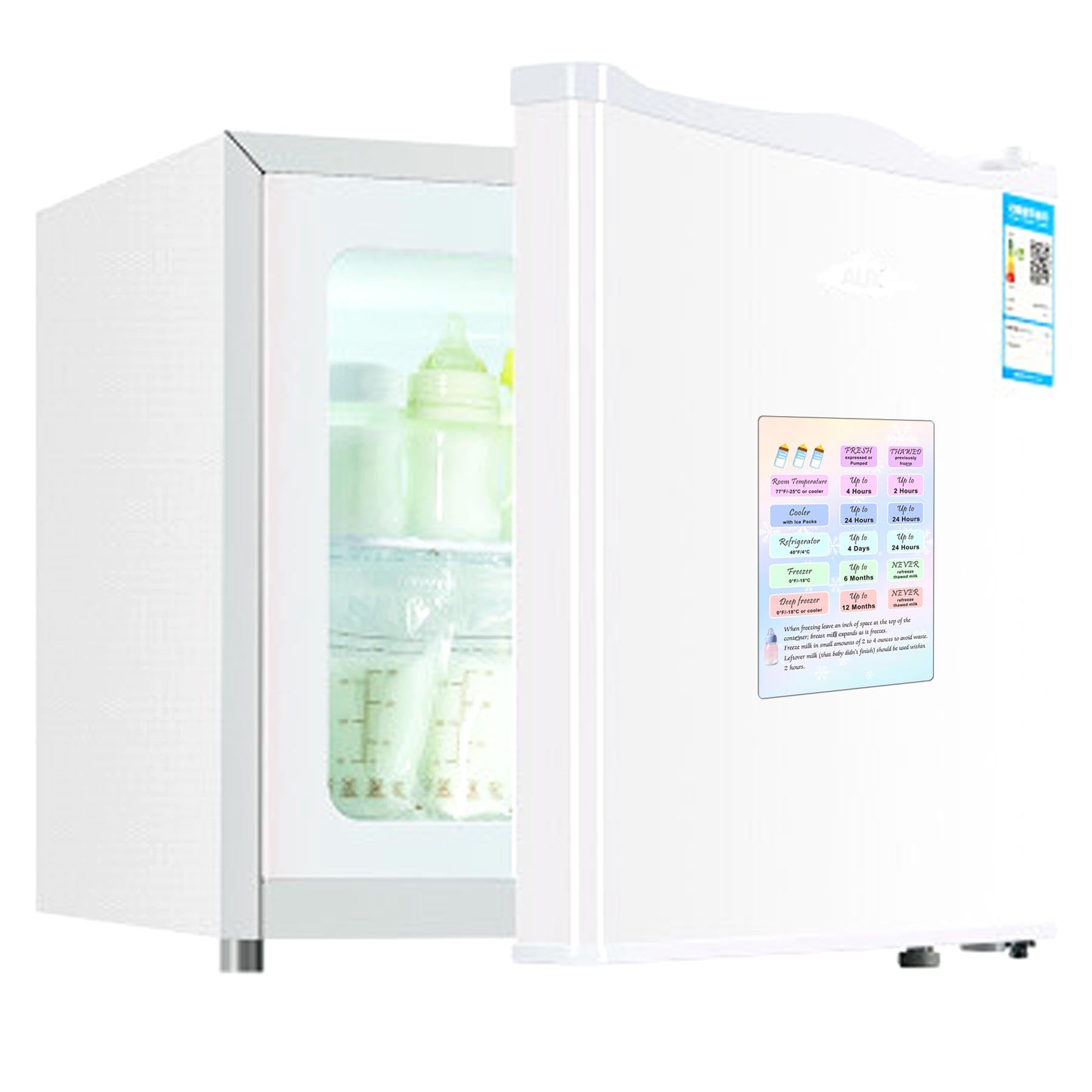 Guía de almacenamiento de leche materna, tarjeta magnética, guía de almacenamiento de leche materna, tarjeta magnética, 2 unidades, tabla de conversión de leche materna, refrigerador congelador,