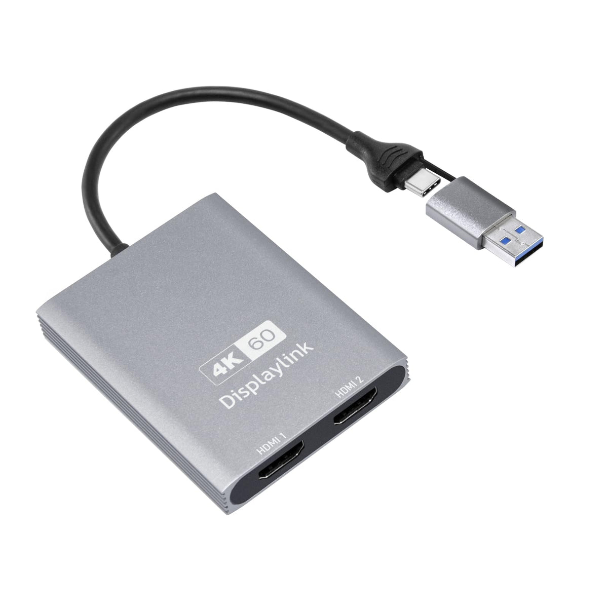 Adaptador de Monitor Dual USB C Bytecc HDMI Compatible con MacBook M1/M2/M3, Windows, Android