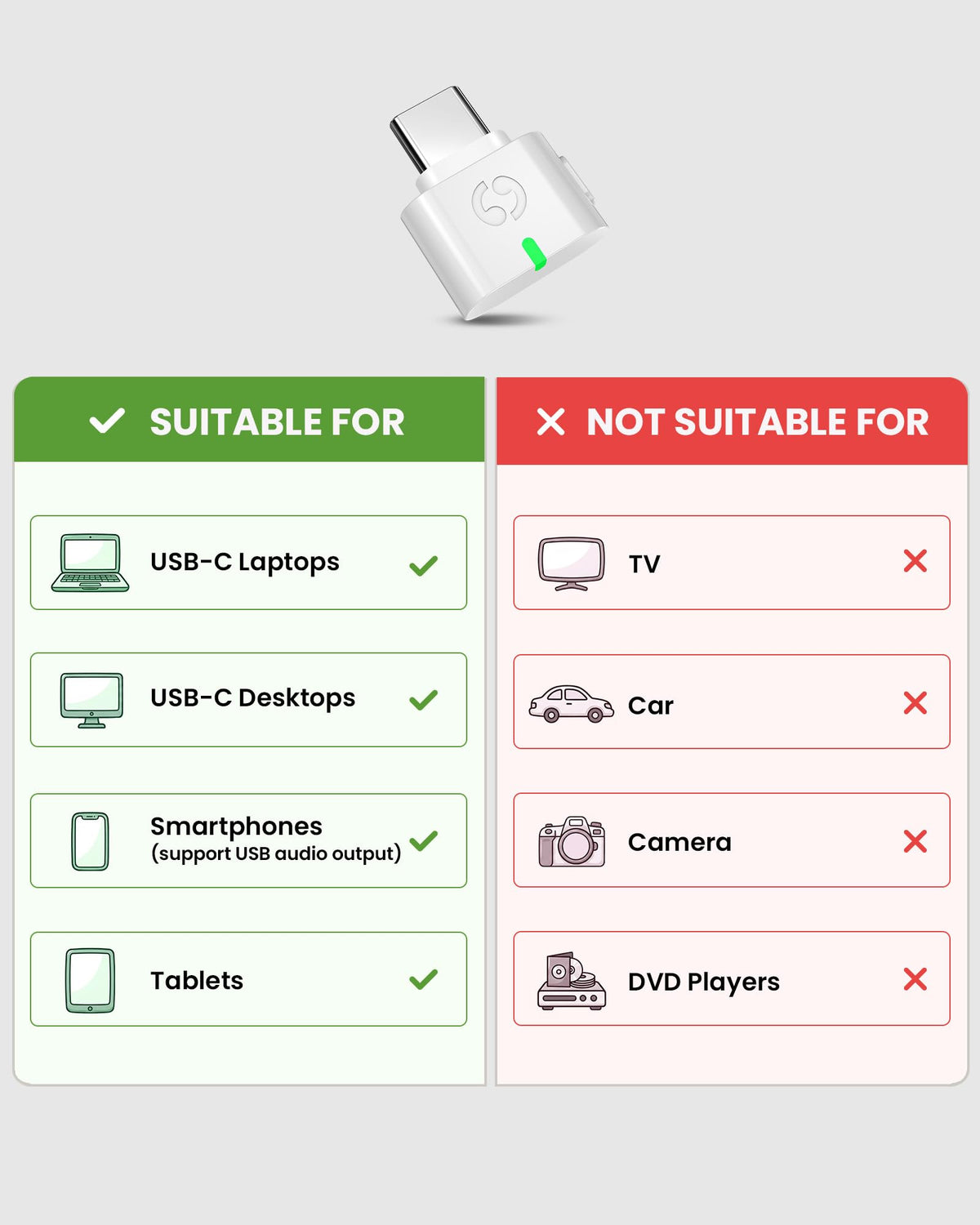 Adaptador USB-C Bluetooth 5.4 Avantalk C82 QualComm Negro Sonido Premium para PS5, PC & Mac