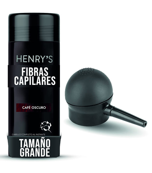 Fibras Capilares, KIT CASTAÑO OSCURO, Solución para la Calvicie, Caida de Cabello, Alopecia o falta de Volumen. 27.5 gramos. Fibras de Construcción de Cabello. Ideal para el Cabello Delgado. Fibras de Algodón 100% Natural. Voluminizador y texturizador de