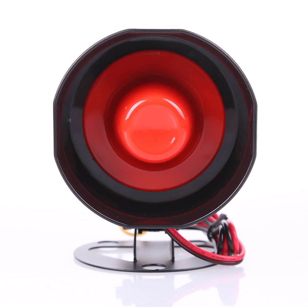 Sirena Electrónica Easyguard Universal Negro 6 Tono 15W 120dB para Coche Alarma