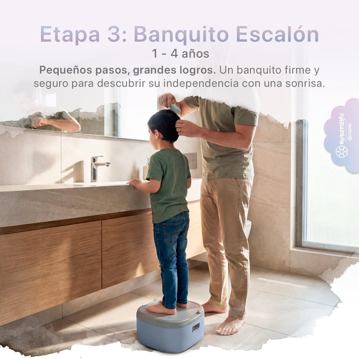 ESQUIMAL Bacinica 3 en 1 Baño Entrenador Niño y Niña Asiento WC Azul
