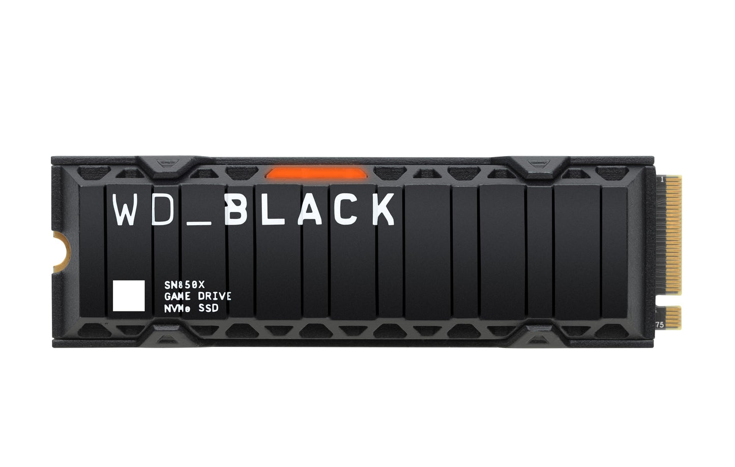 WD_BLACK 1TB SN850X NVMe Unidad Interna de Estado sólido SSD para Juegos con disipador de Calor - Funciona con PlayStation 5, Gen4 PCIe, M.2 2280, hasta 7.300 MB/s - WDS100T2XHE