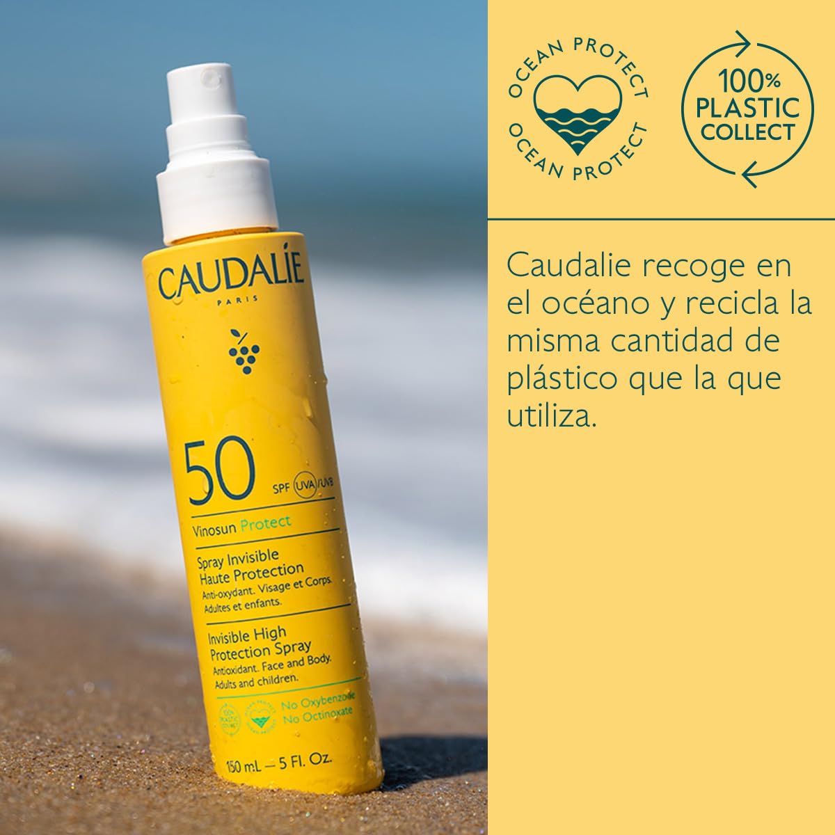 Caudalie Vinosun Protect Spray Invisible Alta Protección SPF 50