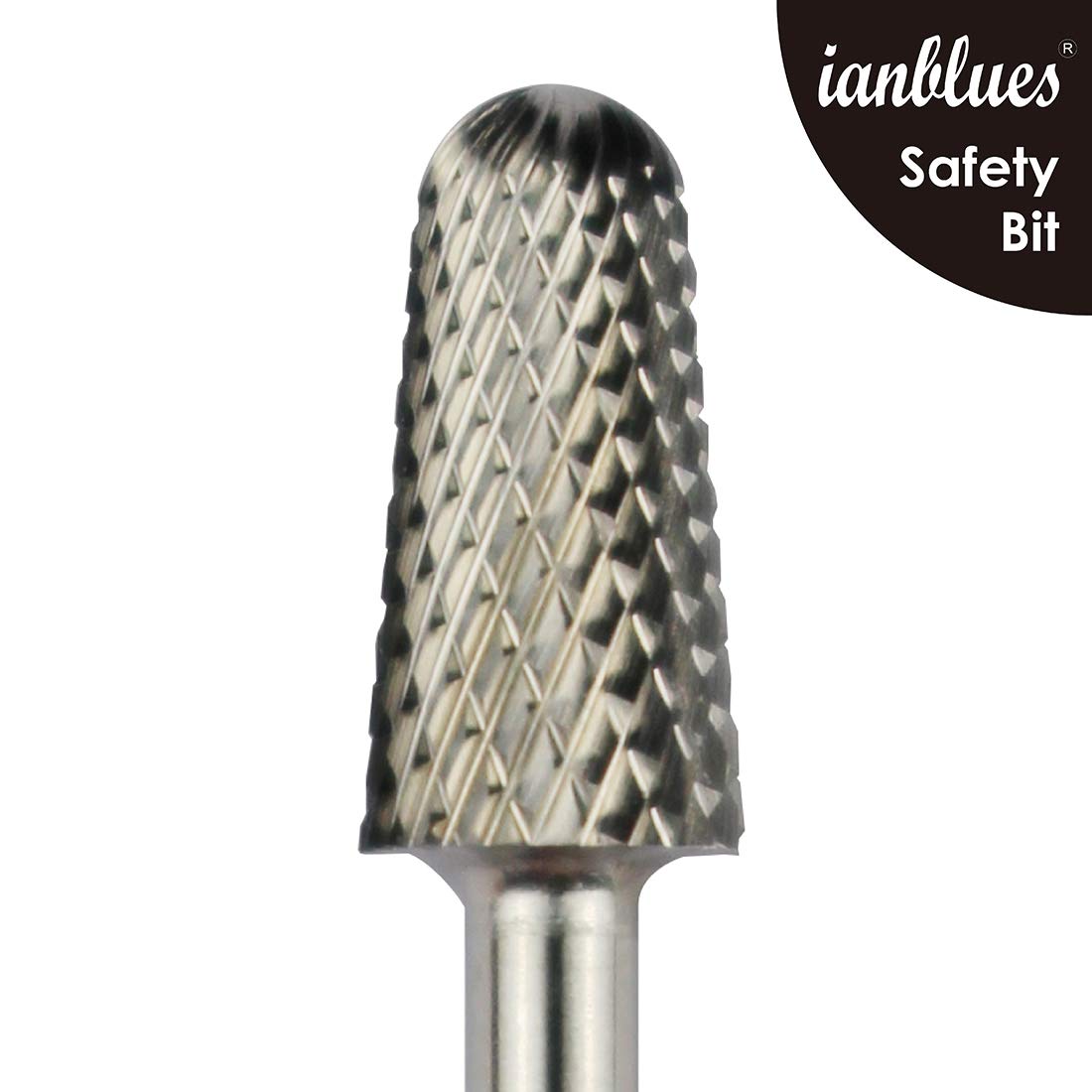 Brocas de Seguridad para Taladro de Uñas Middle-M Plateado para Máquina de Manicura Eléctrica