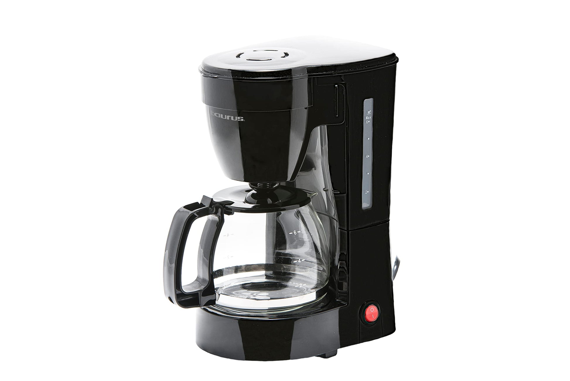 Cafetera de Goteo Taurus Coffee Max 6 Tazas con Filtro Permanente y Jarra de Vidrio
