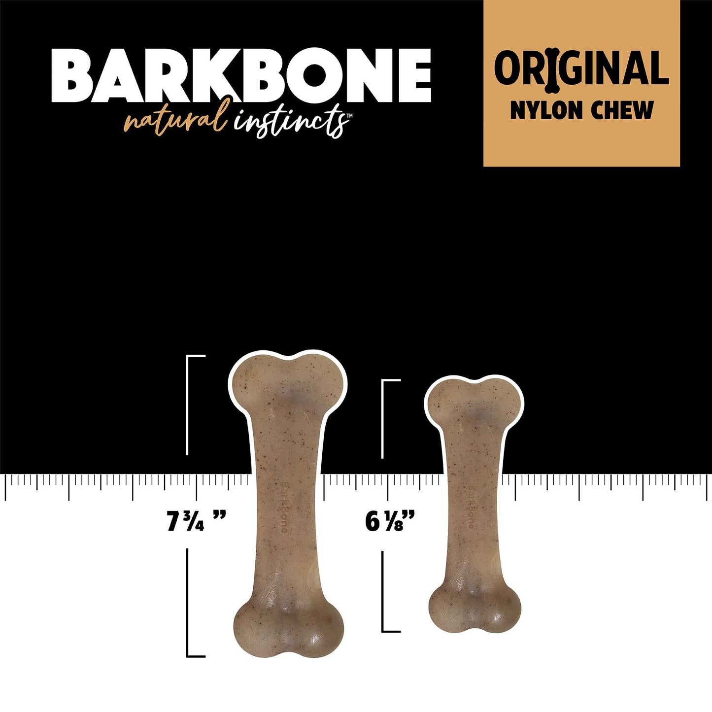 Juguete de Masticación Pet Qwerks Bacon BarkBone para Perros Agresivos Hecho en USA
