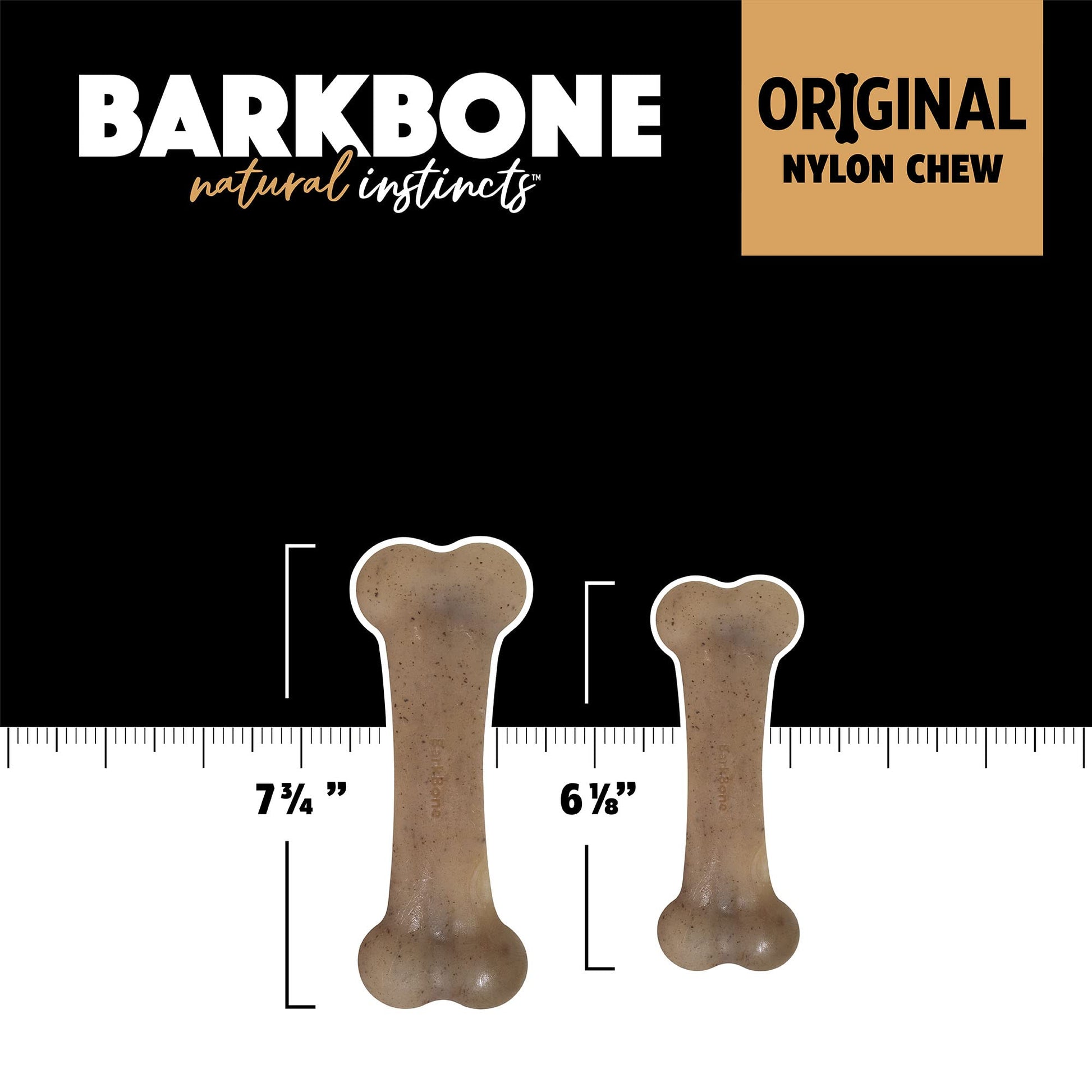 Juguete de Masticación Pet Qwerks Bacon BarkBone para Perros Agresivos Hecho en USA