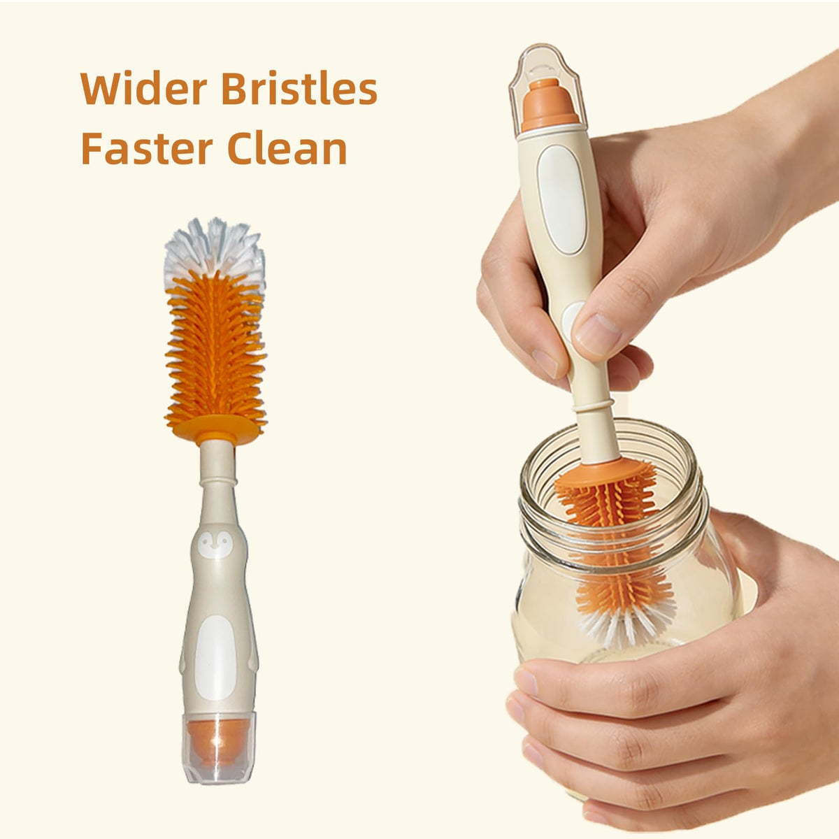 GYHZ - Kit de cepillo para polvo de limpieza de silicona con mango dispensador de jabón, 5 en 1 botellas y cepillos de limpieza de hendiduras, silicona de grado alimenticio, sin óxido, apto para