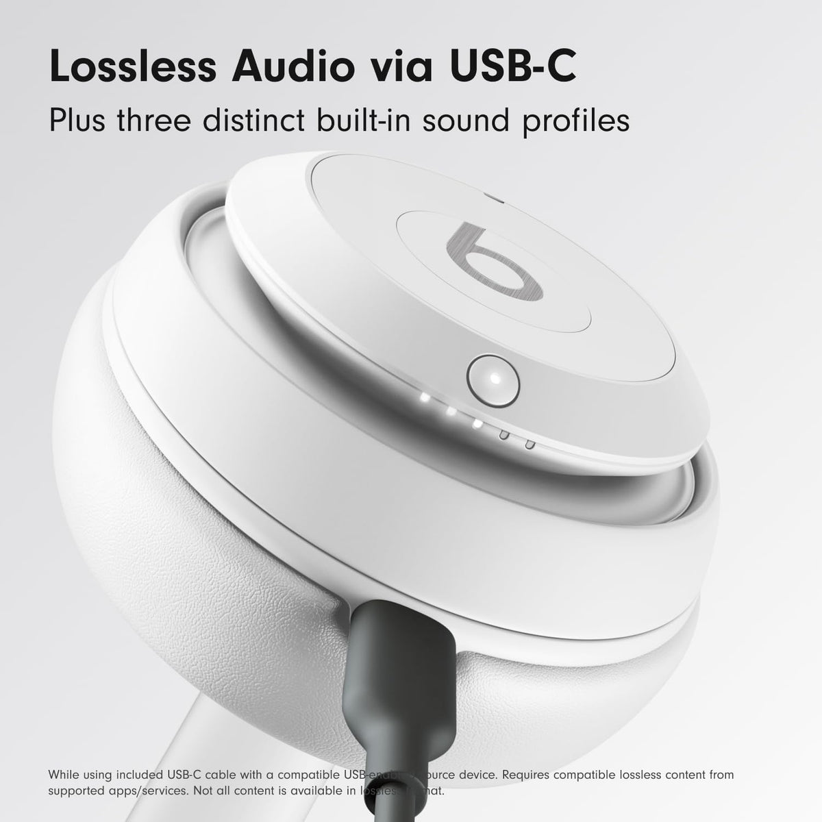 Audífonos Inalámbricos Bluetooth Beats Studio Pro Matte White Cancelación de Ruido (Reacondicionados)