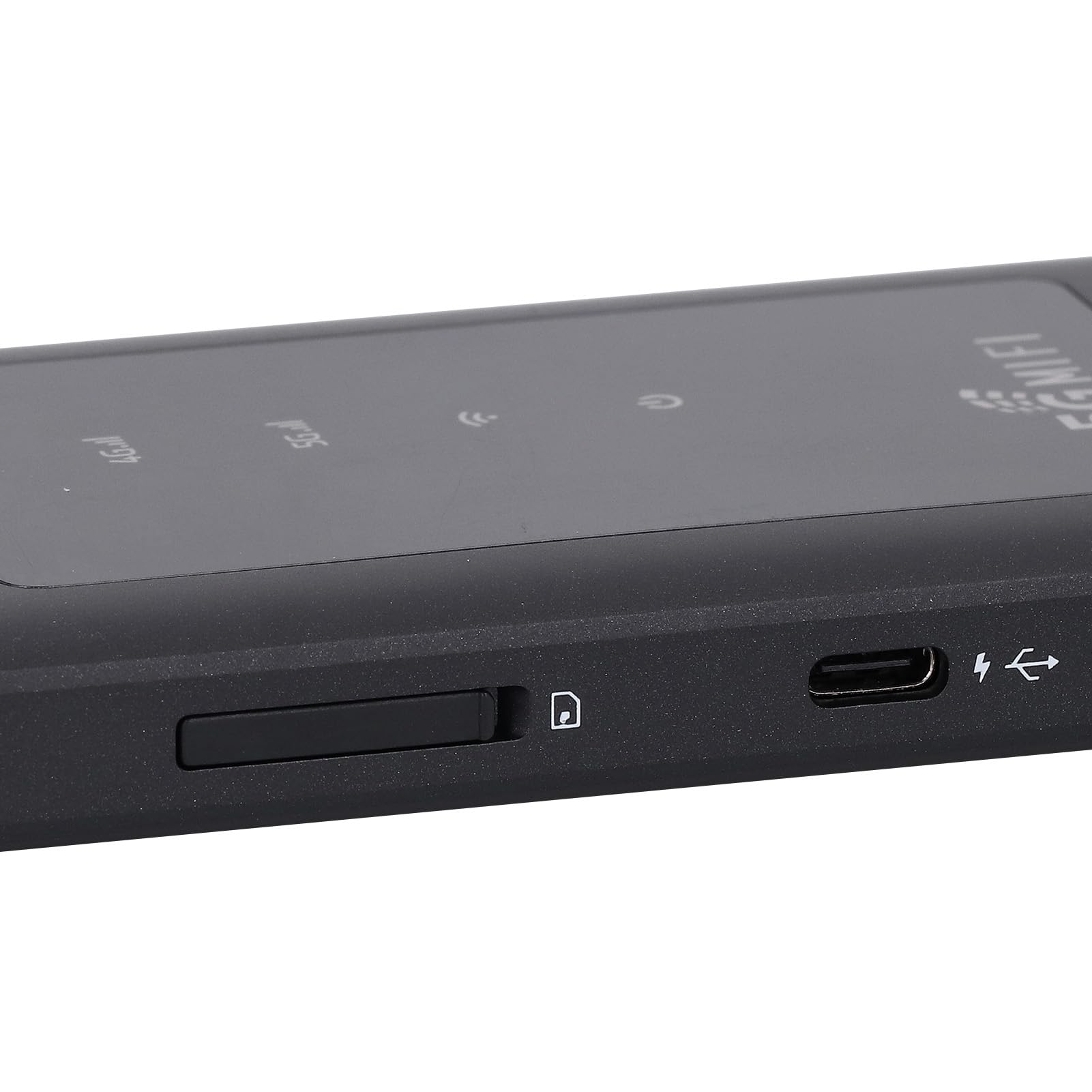 Punto de Acceso Móvil WiFi 5G de Cobertura Internacional Negro 1,25 Gbps con Ranura para Tarjeta SIM para 16 Dispositivos