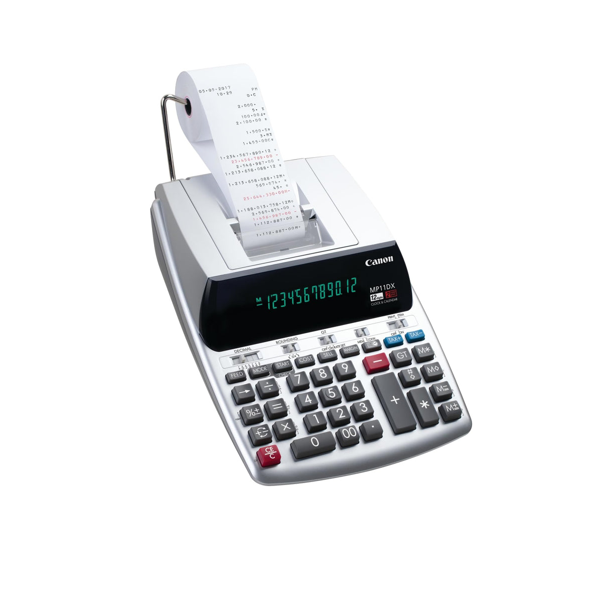 Calculadora de Impresión Canon Plata 12 Dígitos Escritorio