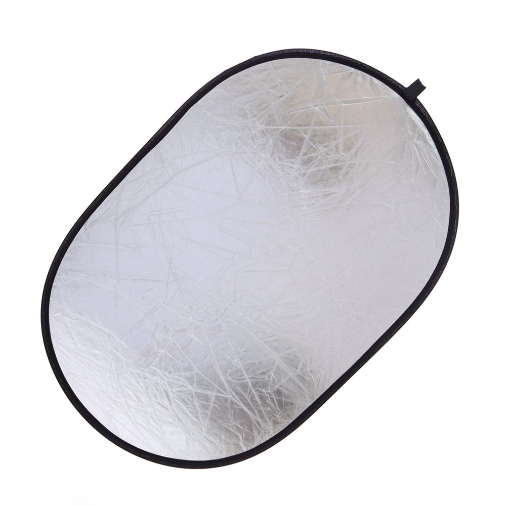 Reflector Panel 35"x47"/ 90x120cm 5 in 1 Oval Reflector for Photography Photo Studio Lighting & Outdoor Lighting