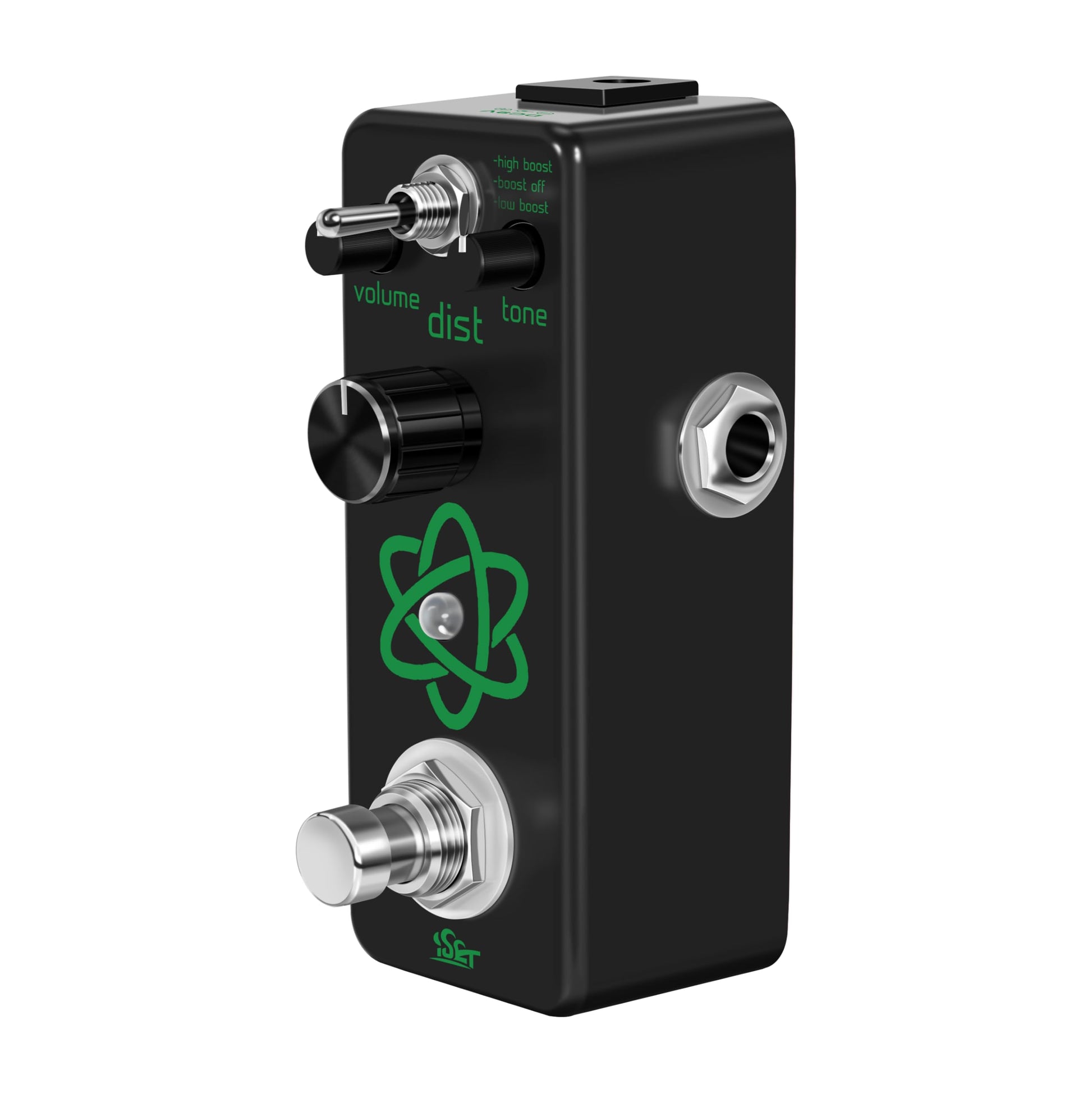 iSET Atom Heavy Metal Nueva versión Pedal de guitarra Mini Pedal de efecto de guitarra individual para guitarra eléctrica Bajo True Bypass