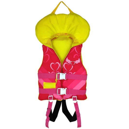 Chaleco de natación para niños, chamarra de natación para niños pequeños con correa de seguridad ajustable, ayuda de natación para niños y niñas de 24 a 75 libras