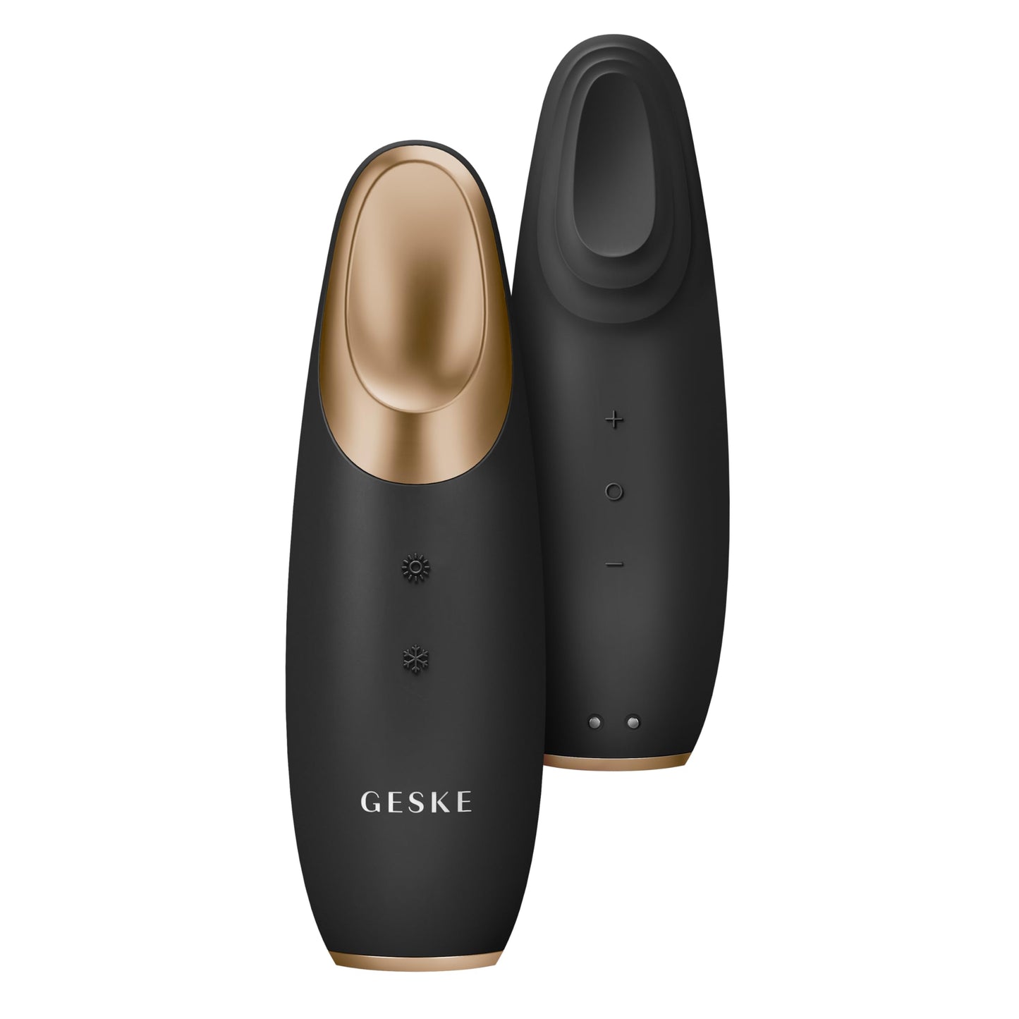GESKE | SmartAppGuided™ Warm & Cool Eye Energizer | 6 en 1 | Masajeador de ojos | Masajeador anti ojeras | Eliminar bolsas y párpados caídos | Masaje ocular eléctrico