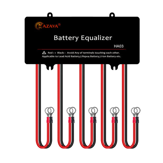 Mazava HA03 - Equalizador de batería para 5 baterías conectadas en paralelo en serie para sistema de batería de 60 V, 12 V x 5, extender la vida útil de la batería