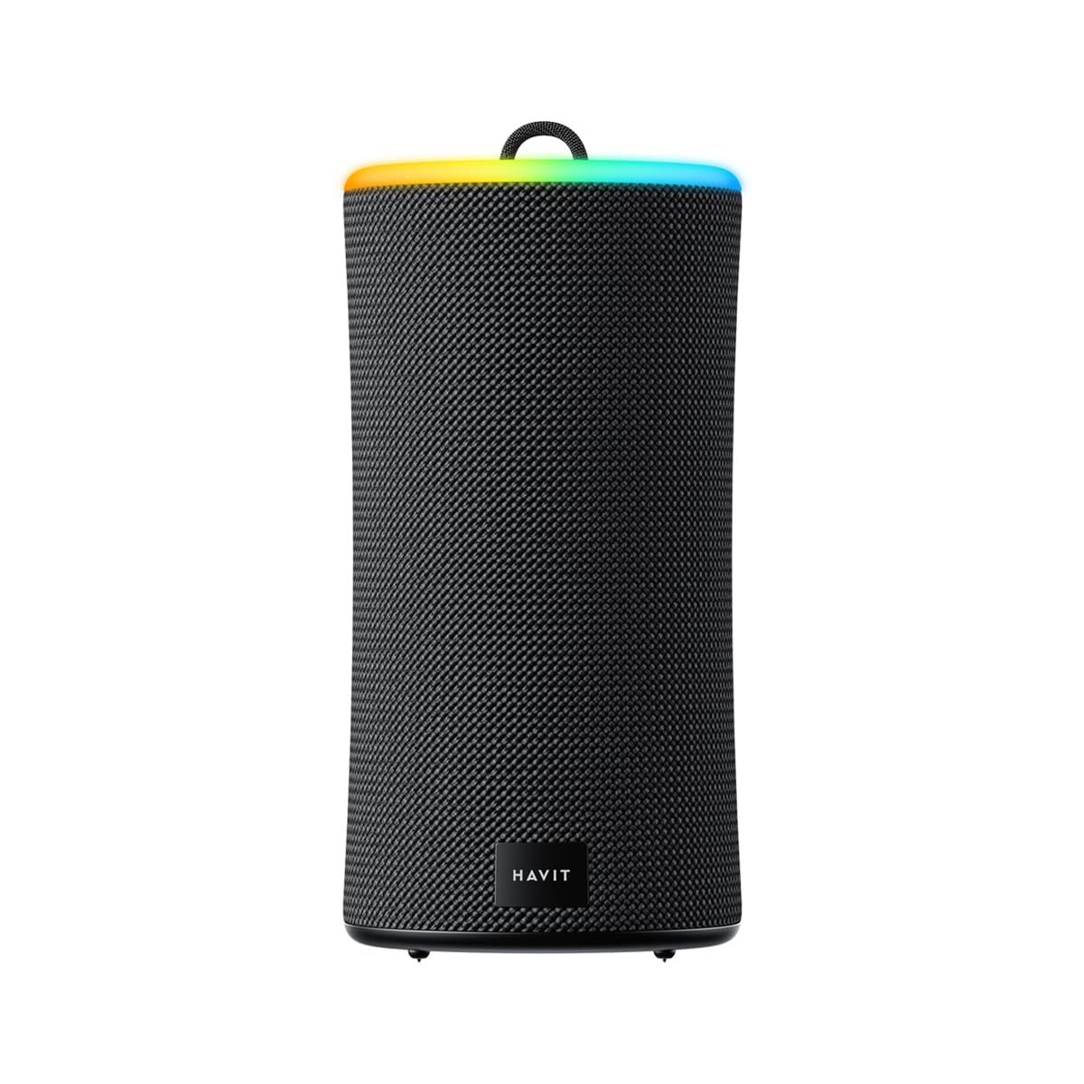 Altavoz Bluetooth Havit Negro Impermeable con Luces RGB y Sonido Estéreo