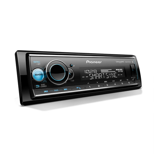 Estéreo Bluetooth para Coche Pioneer MVH-S522BS Negro con Sincronización Inteligente y Llamadas Manos Libres