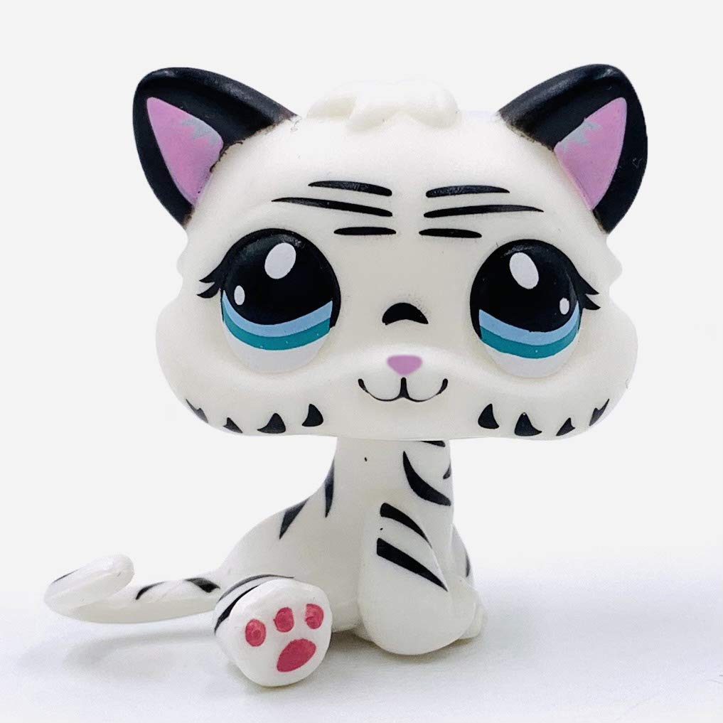 Juguete hecho a medida para bebé gatito, tienda de mascotas, juguete de pelo corto para gato, mini figura de animal de 1 pulgada