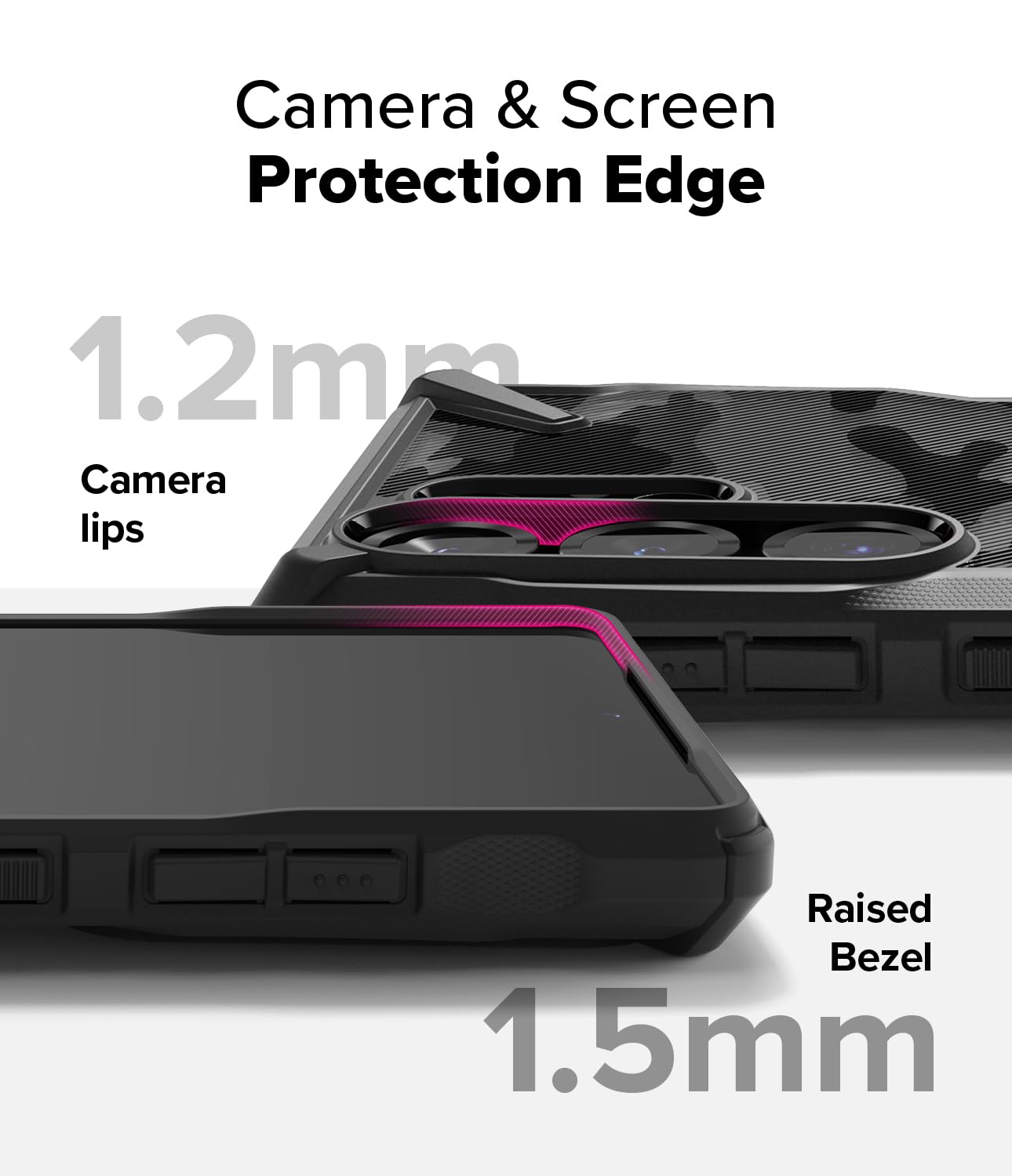 Funda Resistente Ringke Fusion-X Samsung Galaxy S25 Ultra Camo Black