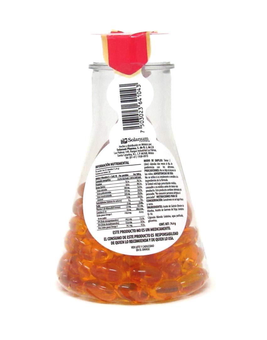Cápsulas Omega 3 Solanum 120 Mini con Salmon