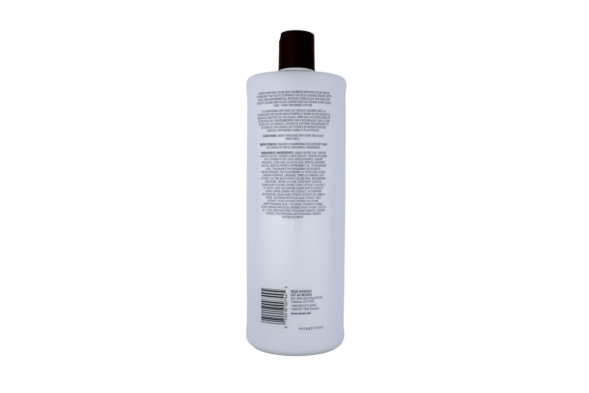 Nioxin Cleanser Shampoo System 2 for Fine Hair with Progressed Thinning, 33.8 Ounce