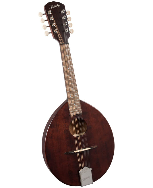 Kentucky, Mandolina de 8 cuerdas, derecha, marrón, completa (KM-120)