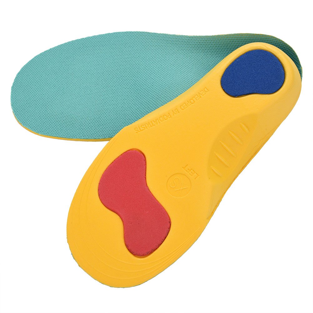 Plantillas ortopédicas para niños, plantillas de espuma de memoria atlética, almohadillas correctivas para niños, niños, zapatos de bebé(#1)