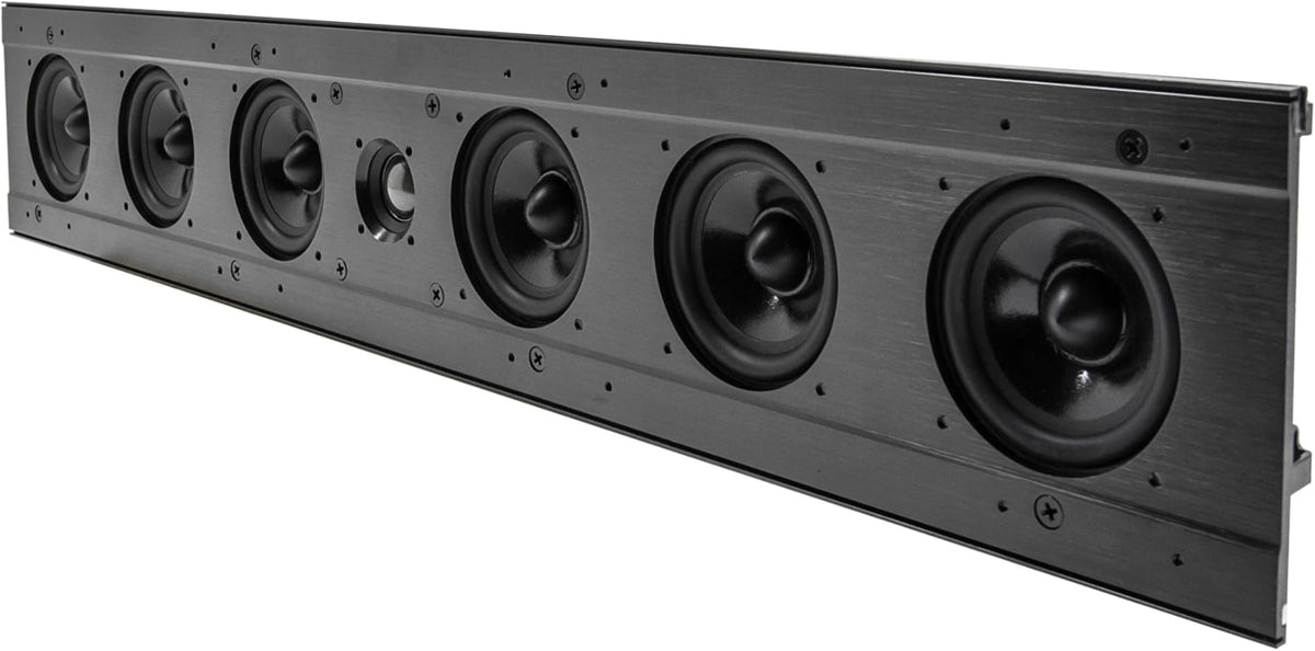 Altavoz LCR de Línea Earthquake Sound Aluminio Cepillado Negro Audio de Alta Resolución Individual