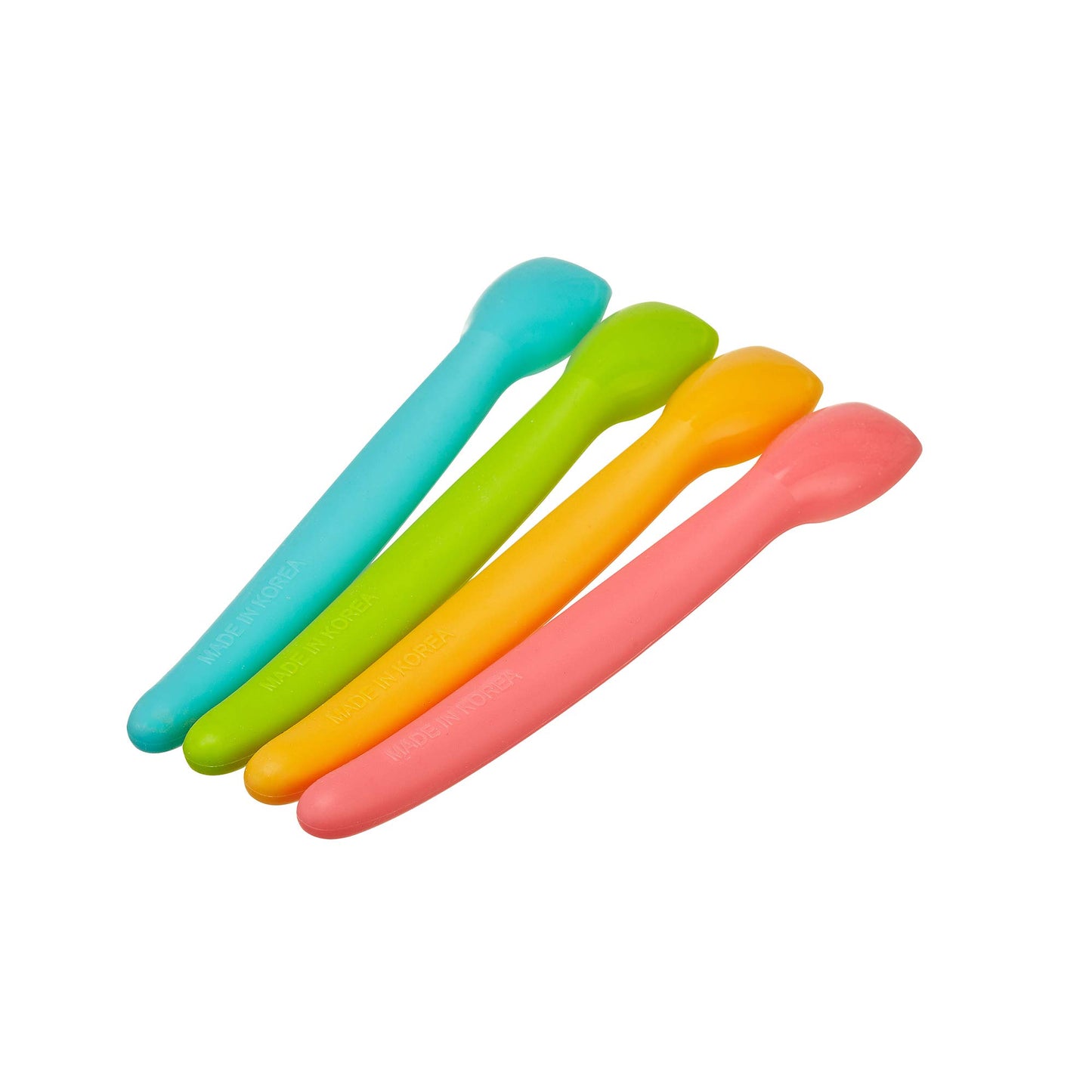 Innobaby Silicone Baby Spoon with Carrying Case Gum Friendly BPA, Mango