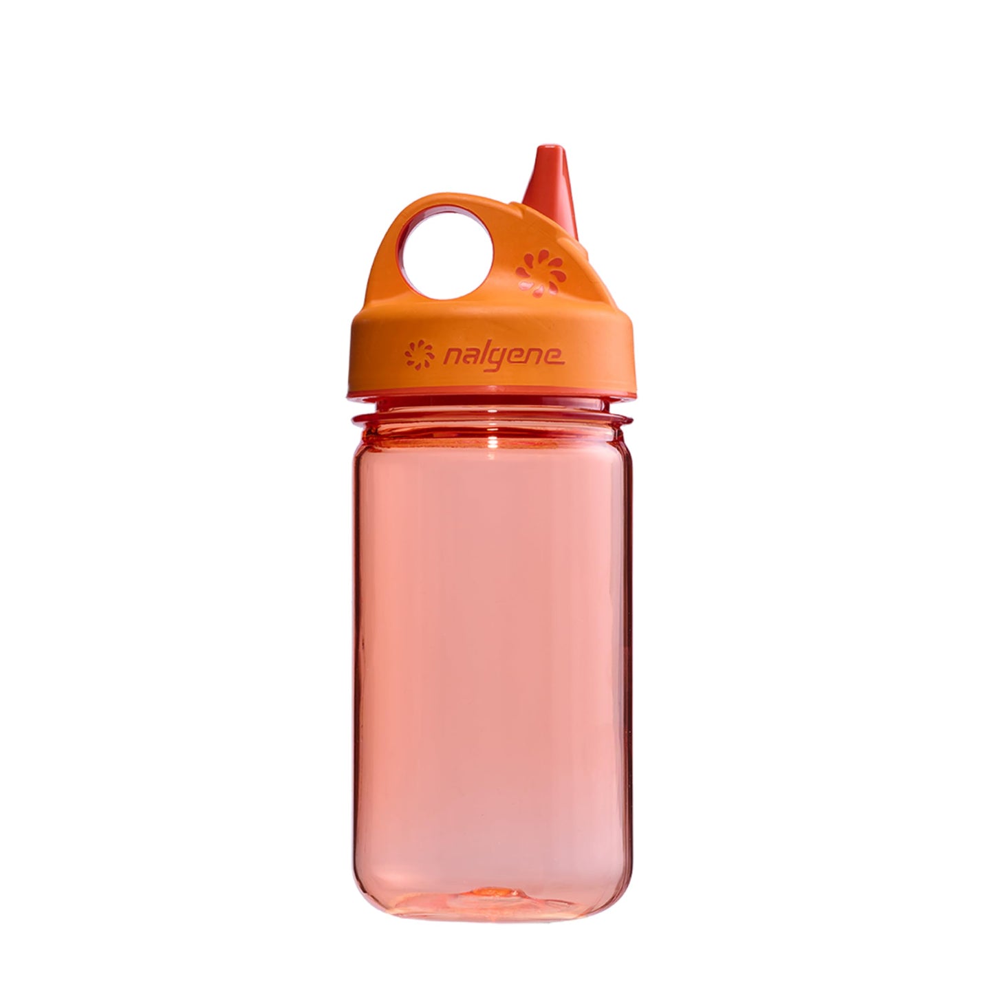 Nalgene Kids Sustain Grip-N-Gulp - Botellas de agua fabricadas con material derivado de 50% residuos de plástico (utilizando balance de masa certificado ISCC), taza para sorber a prueba de fugas,
