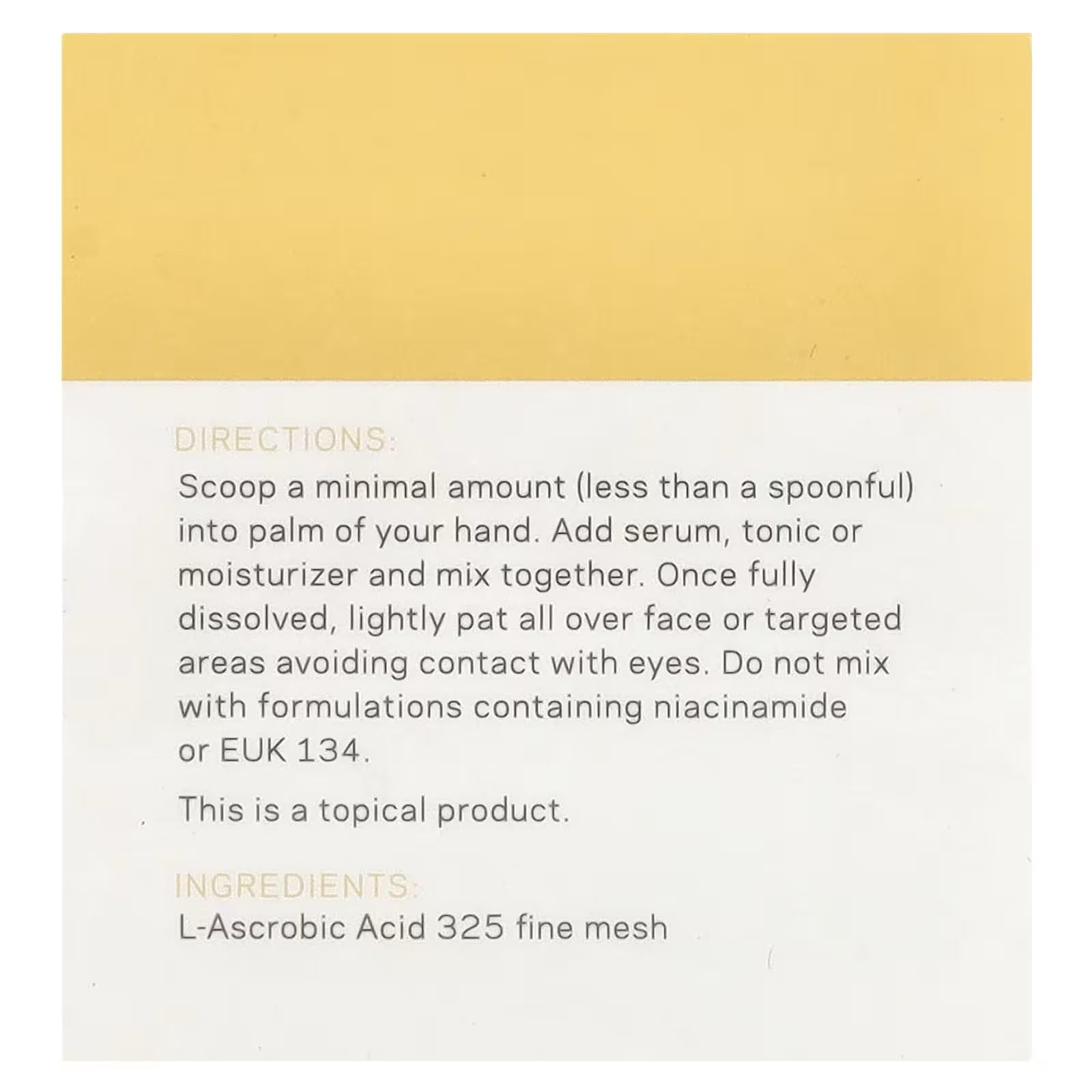 Cosmedica Skincare 100% L-Ascorbic Acid Powder- Vitamin C for Face, Custom Boost for Facial Serums, Hyaluronic Acid Serum, Moisturizer, Night Cream and Facial Toner 0.7 oz