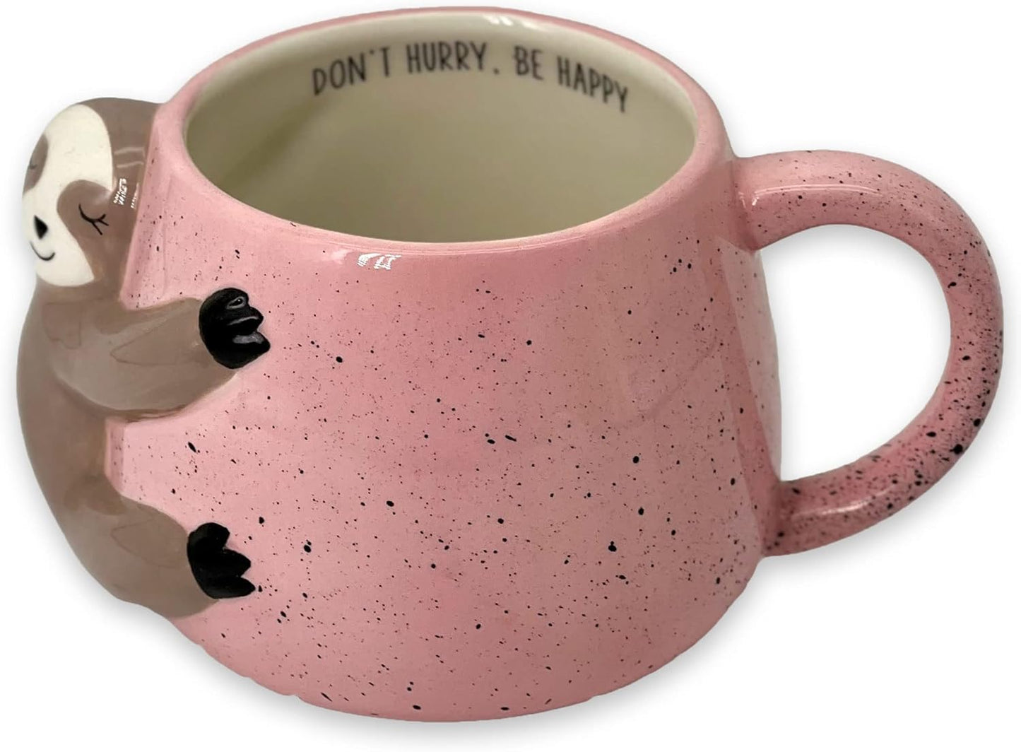 Tazas de Café de Cerámica VOTUM Blanca con Diseño Animal Hecha a Mano