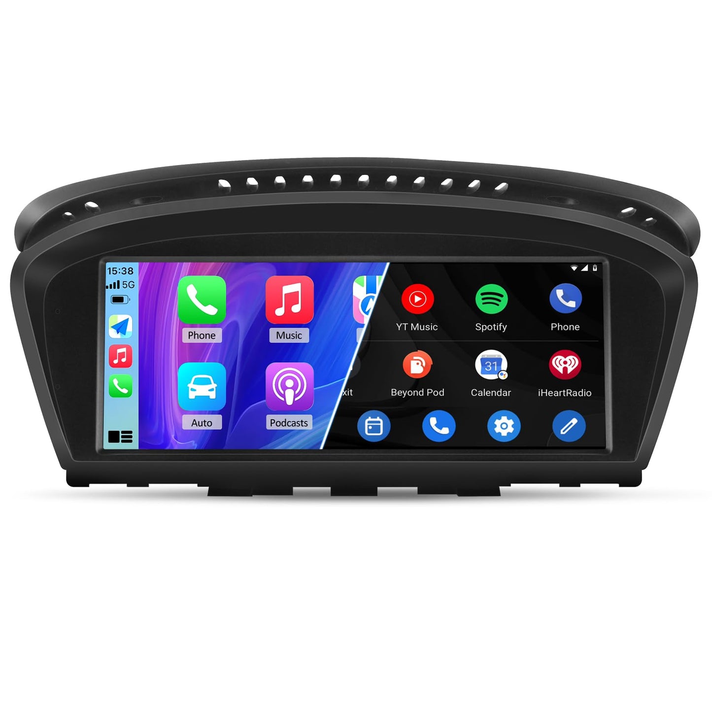 visualización de radio de coche Linux de 8.8 pulgadas para BMW Serie 3/5 E60 E61 E63 E64 E90 E91 E92 CCC (2004-2008) Wireless CarPlay Android Auto Display Mirror Link Bluetooth Video Player Unidad